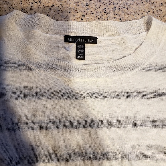 Eileen Fisher SZ XS linen sweater - Picture 2 of 4
